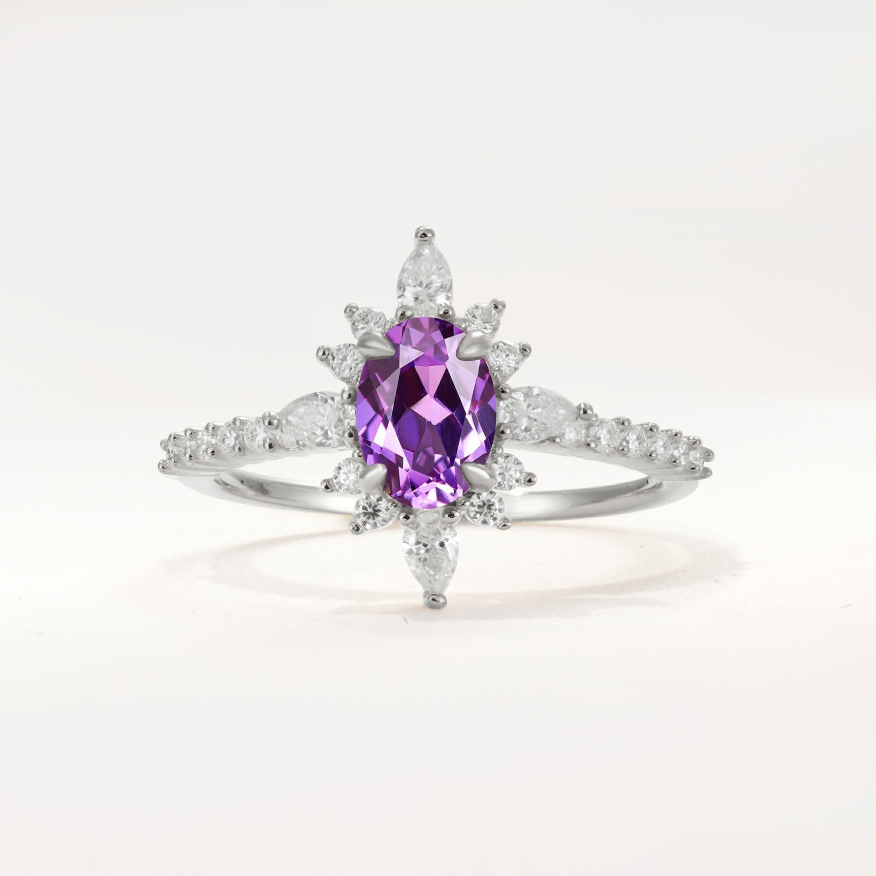 ML07058 Amethyst Ring - Additional view