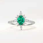 ML07058 Emerald Ring - Additional view