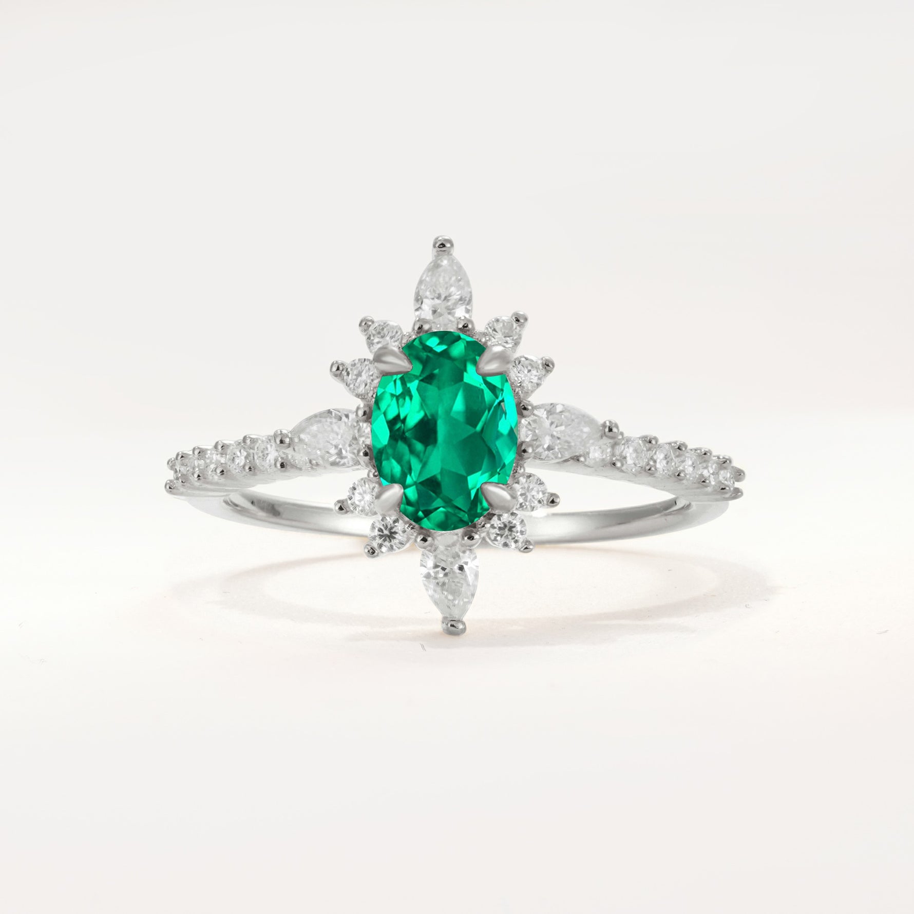 ML07058 Emerald Ring - Additional view