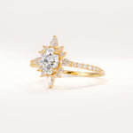 ML07058 Moissanite Ring - White-Gold