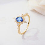 ML07058 Sapphire Ring - Additional view