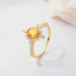 ML07058 Citrine Ring - Additional view