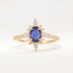 ML07058 Tanzanite Ring - Yellow-Gold