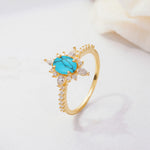 ML07058 Turquoise Ring - Additional view