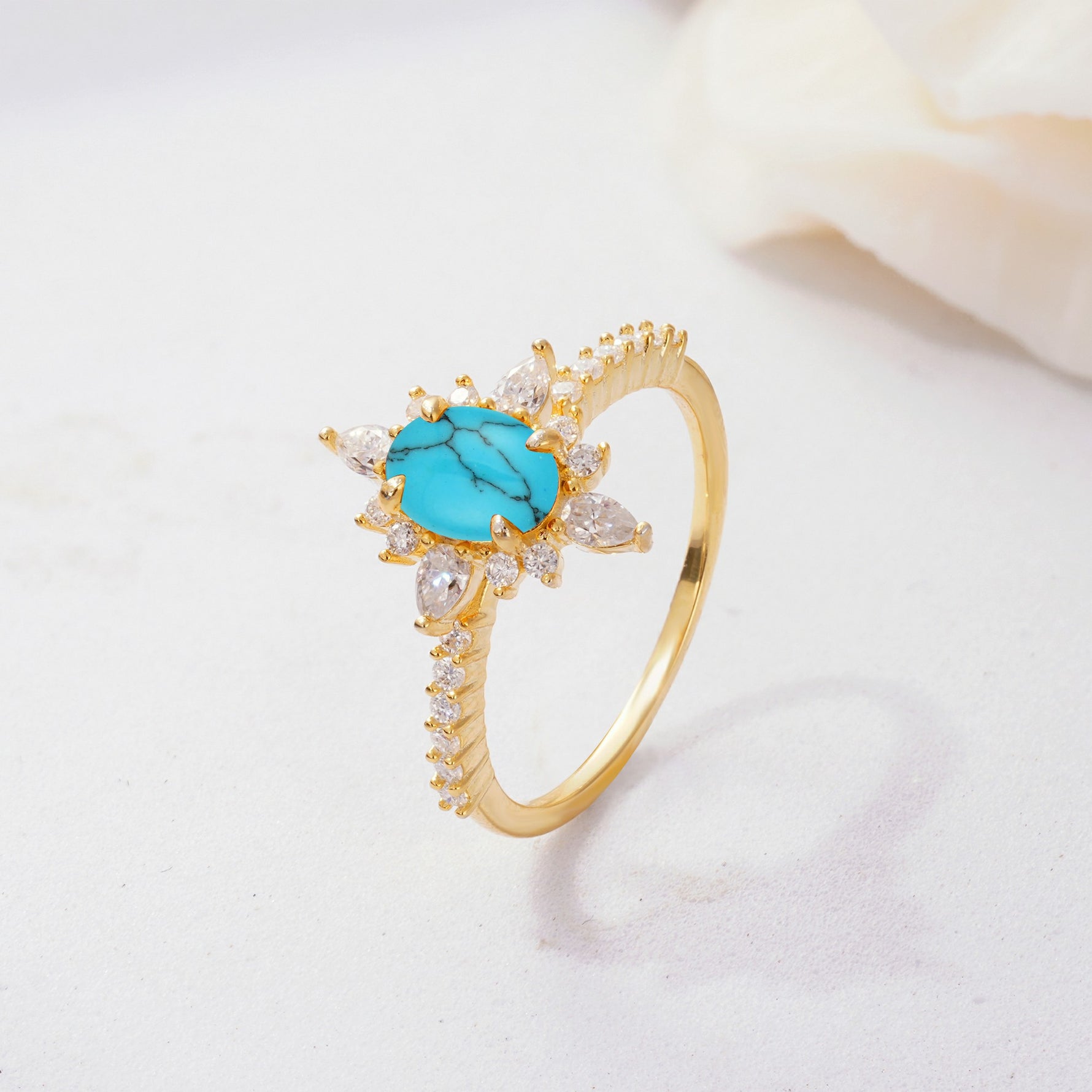 ML07058 Turquoise Ring - Additional view