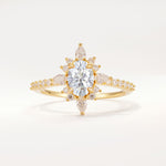 ML07058 Lab Diamond Ring - Yellow-Gold