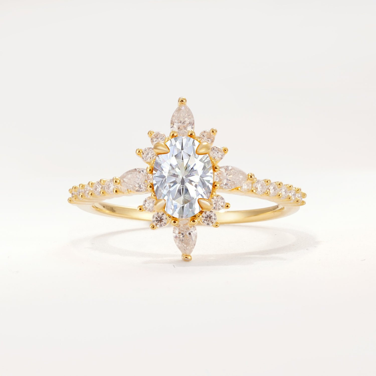 ML07058 Lab Diamond Ring - Yellow-Gold