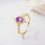 ML07058 Amethyst Ring - Additional view