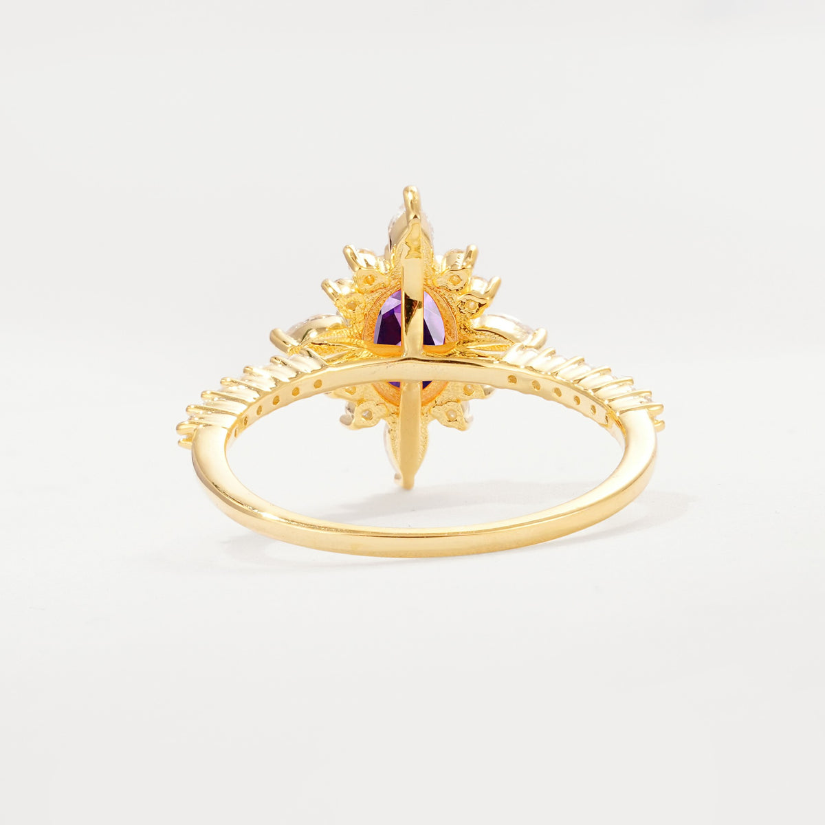 ML07058 Amethyst Ring - Additional view