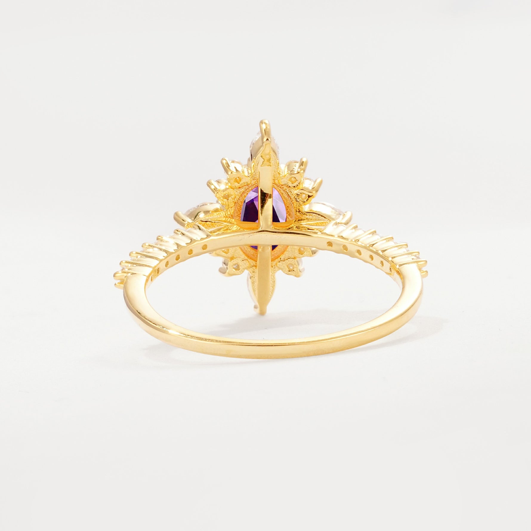 ML07058 Amethyst Ring - Additional view