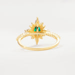 ML07058 Emerald Ring - Additional view