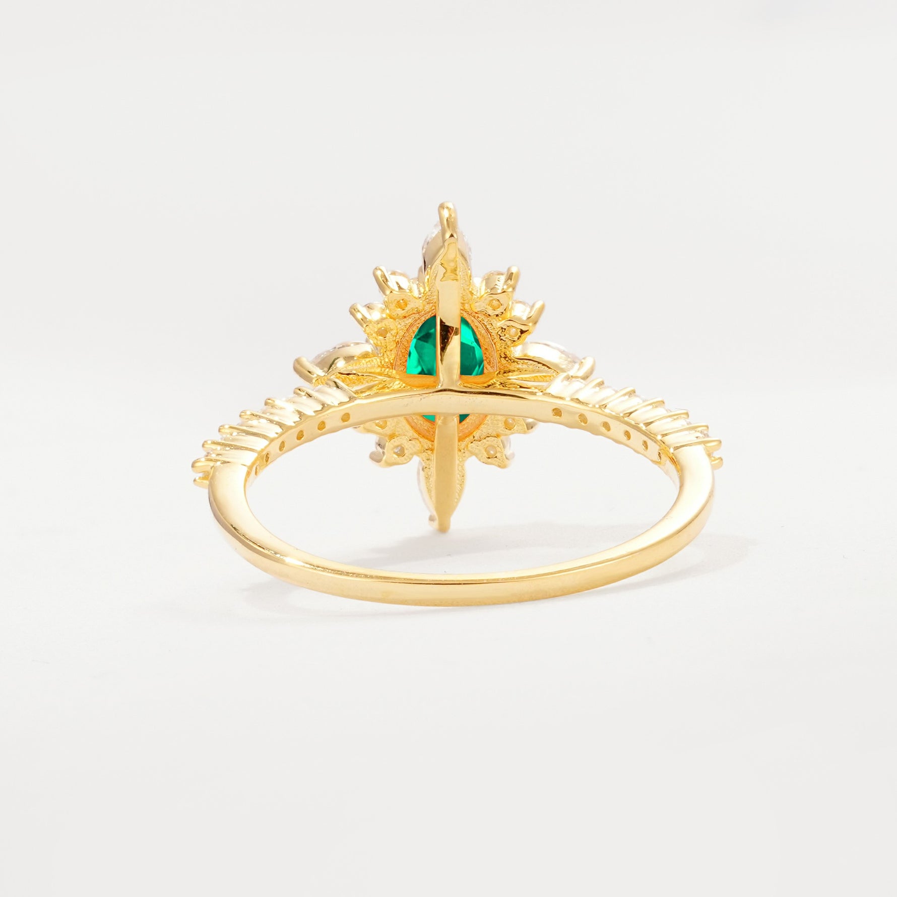ML07058 Emerald Ring - Additional view