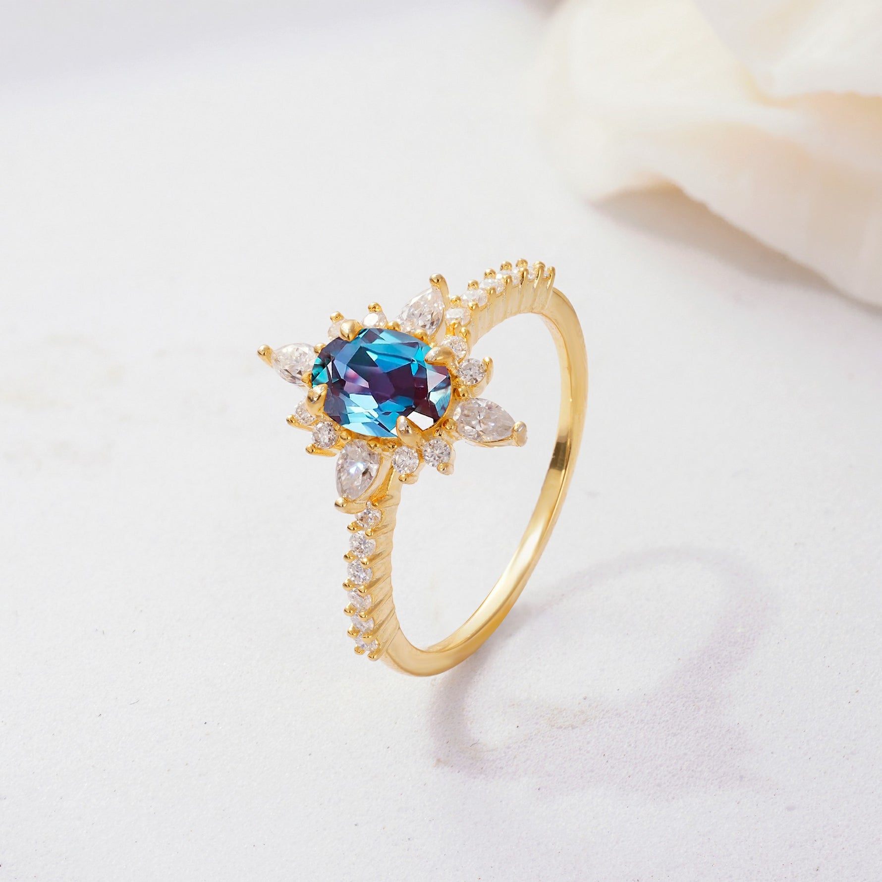 ML07058 Alexandrite Ring - Additional view