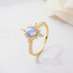 ML07058 Moonstone Ring - Additional view