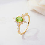 ML07058 Peridot Ring - Additional view