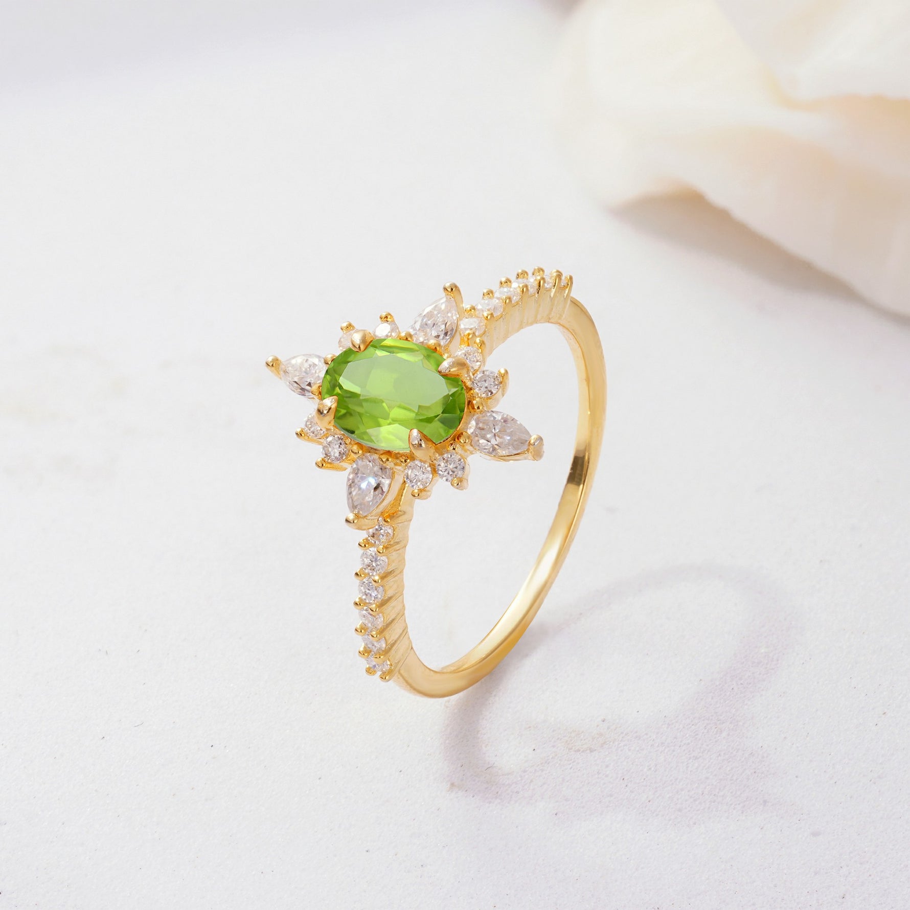 ML07058 Peridot Ring - Additional view