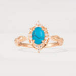 ML07059 Turquoise Ring - Additional view