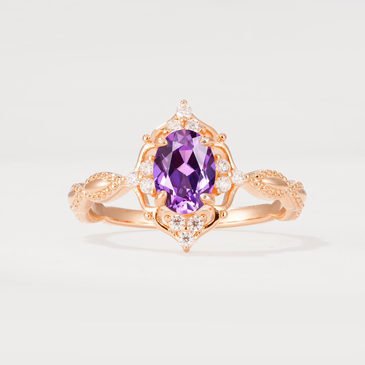ML07059 Amethyst Ring - Additional view