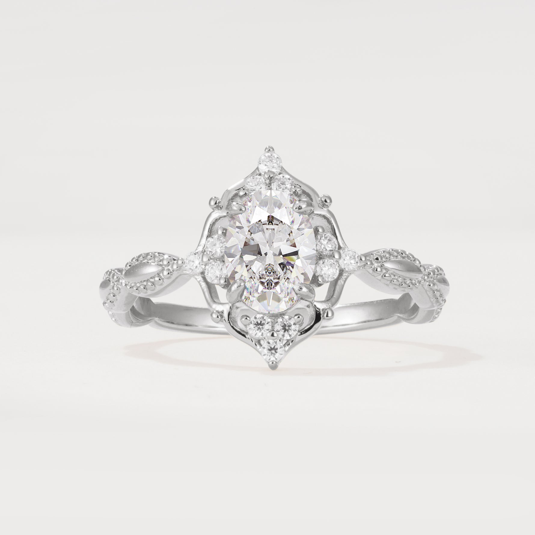 ML07059 Moissanite Ring - Additional view