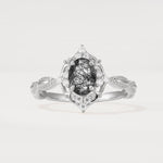 ML07059 Black Rutilated Quartz Ring - Additional view
