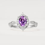 ML07059 Amethyst Ring - Additional view