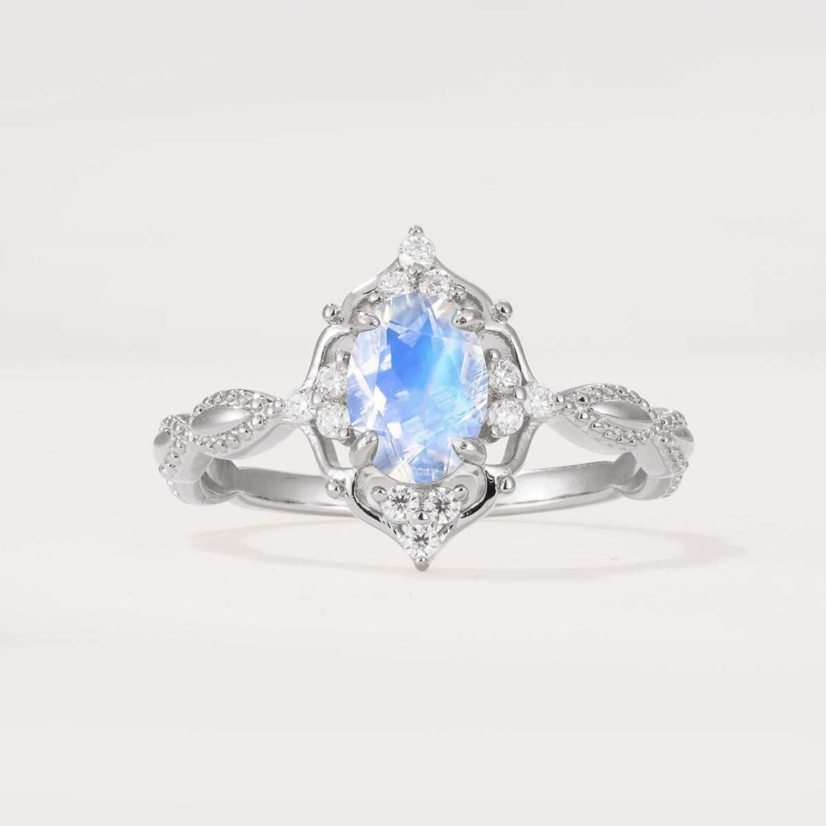 ML07059 Moonstone Ring - Additional view