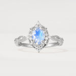 ML07059 Moonstone Ring - Additional view
