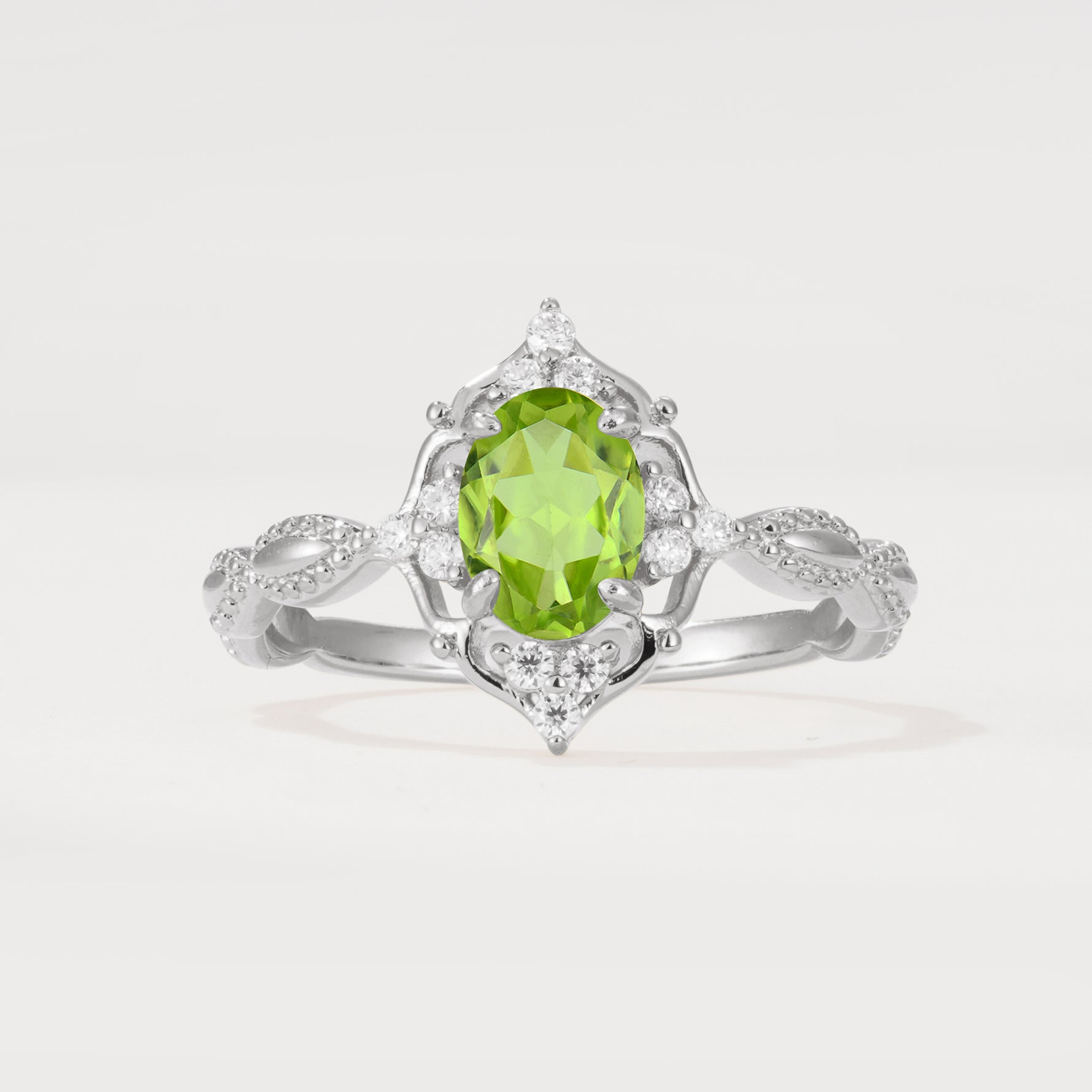 ML07059 Peridot Ring - Additional view