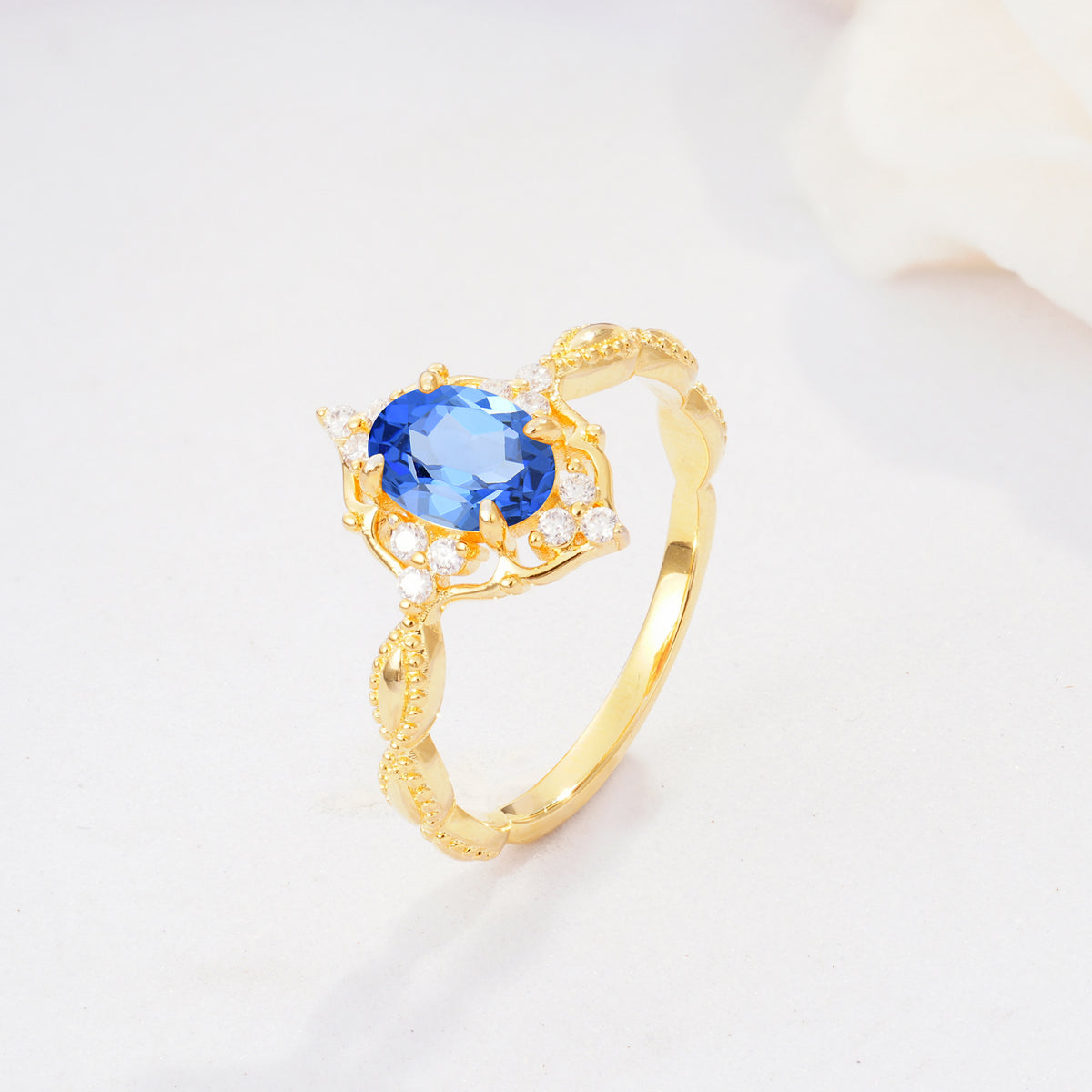 ML07059 Sapphire Ring - Additional view