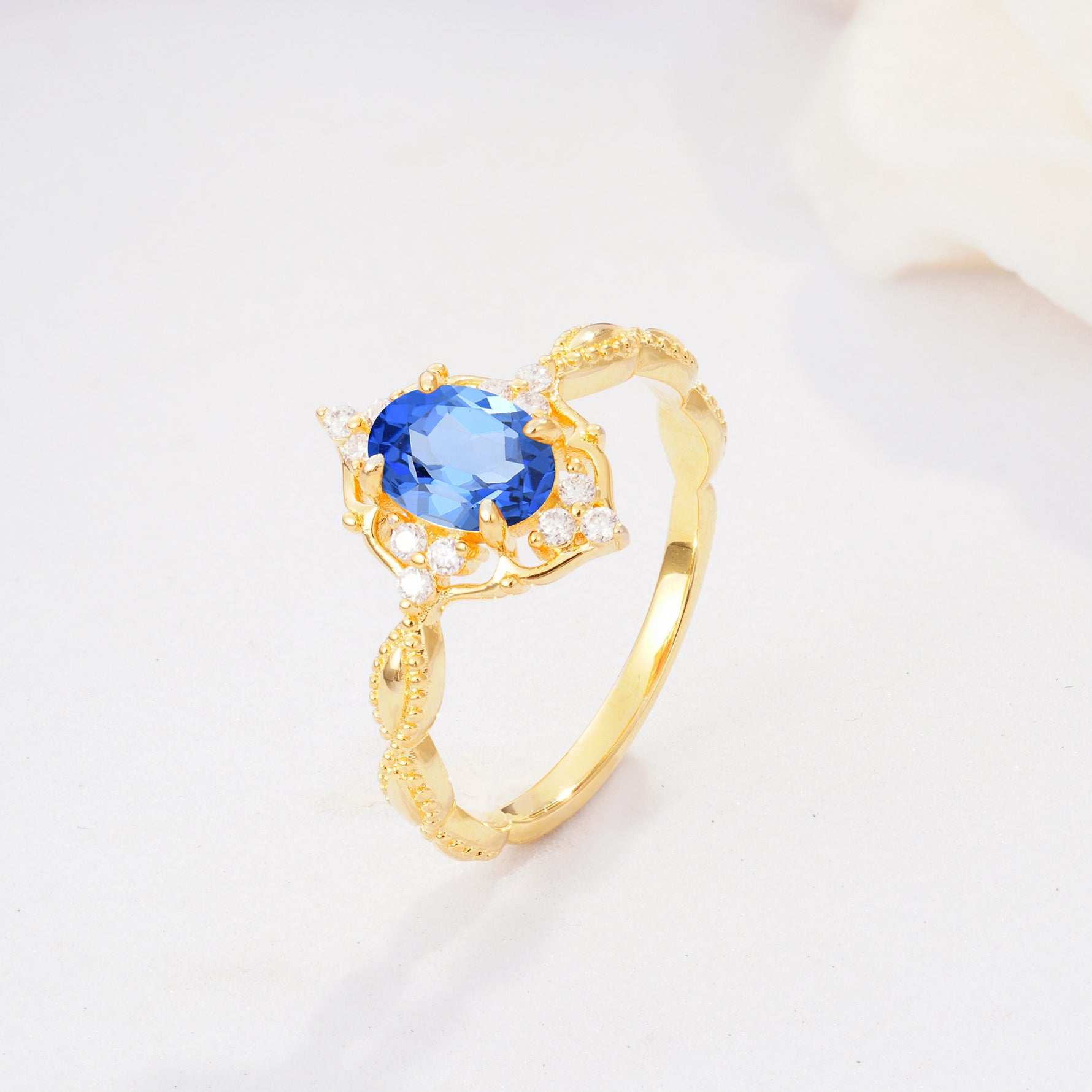 ML07059 Sapphire Ring - Additional view