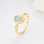 ML07059 Fire Opal Ring - Additional view