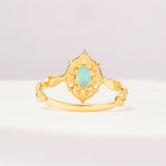 ML07059 Fire Opal Ring - Additional view