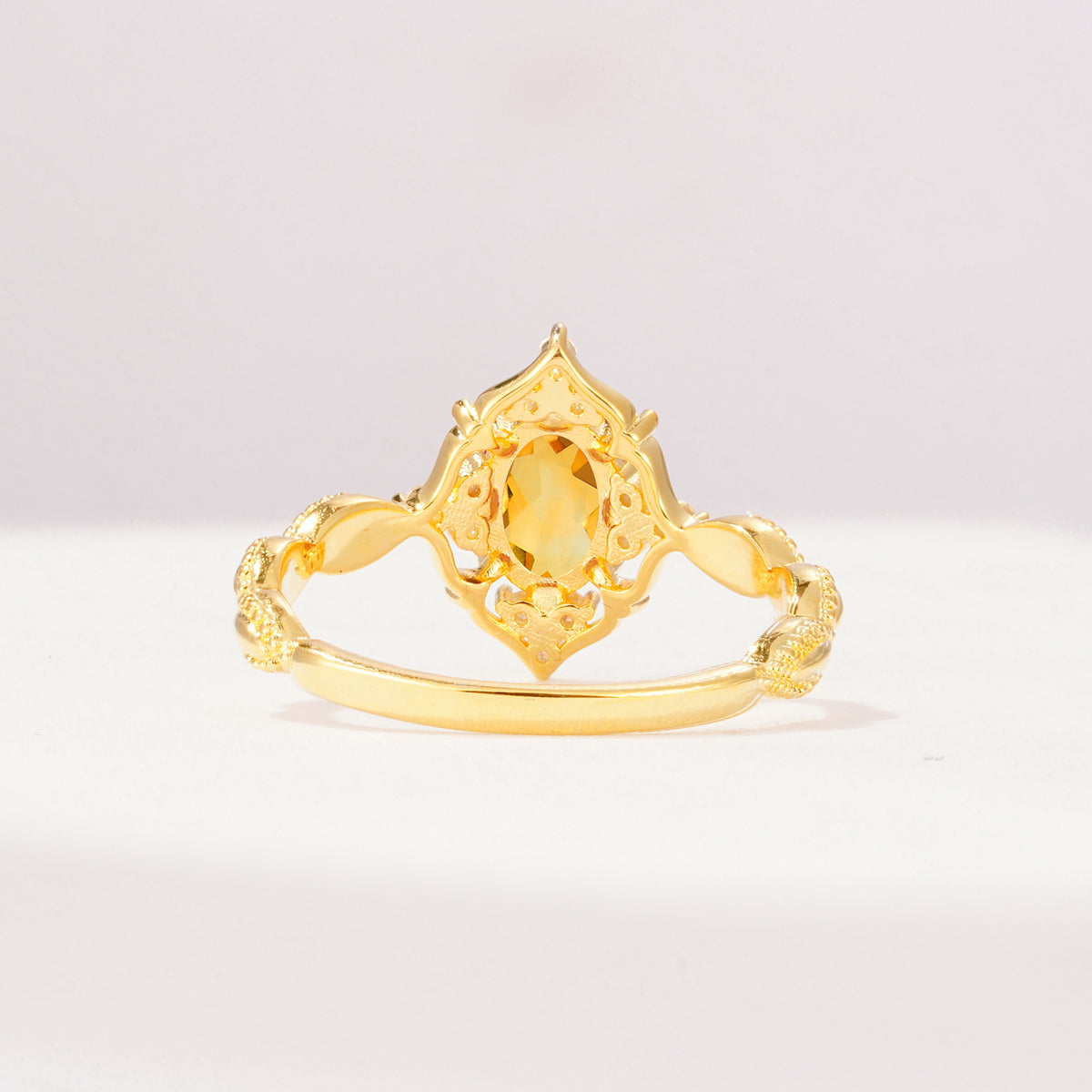 ML07059 Citrine Ring - Additional view