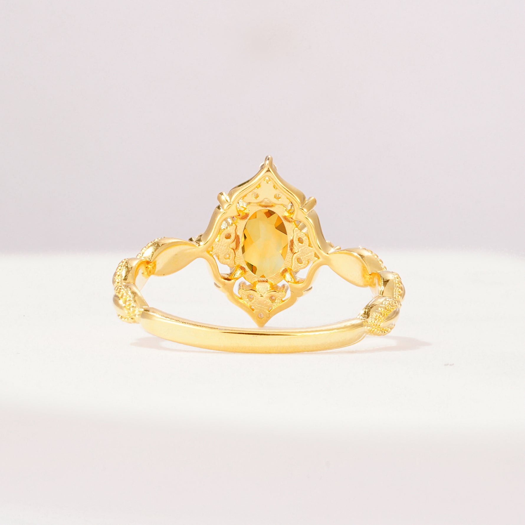 ML07059 Citrine Ring - Additional view