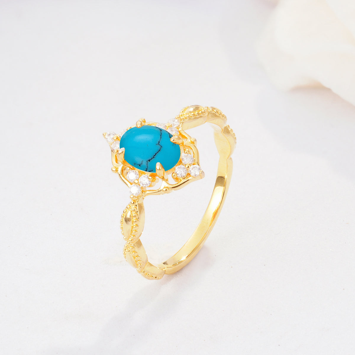 ML07059 Turquoise Ring - Additional view