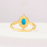 ML07059 Turquoise Ring - Additional view
