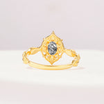 ML07059 Black Rutilated Quartz Ring - Additional view