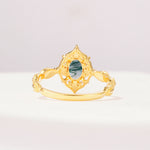ML07059 Moss Agate Ring - Additional view
