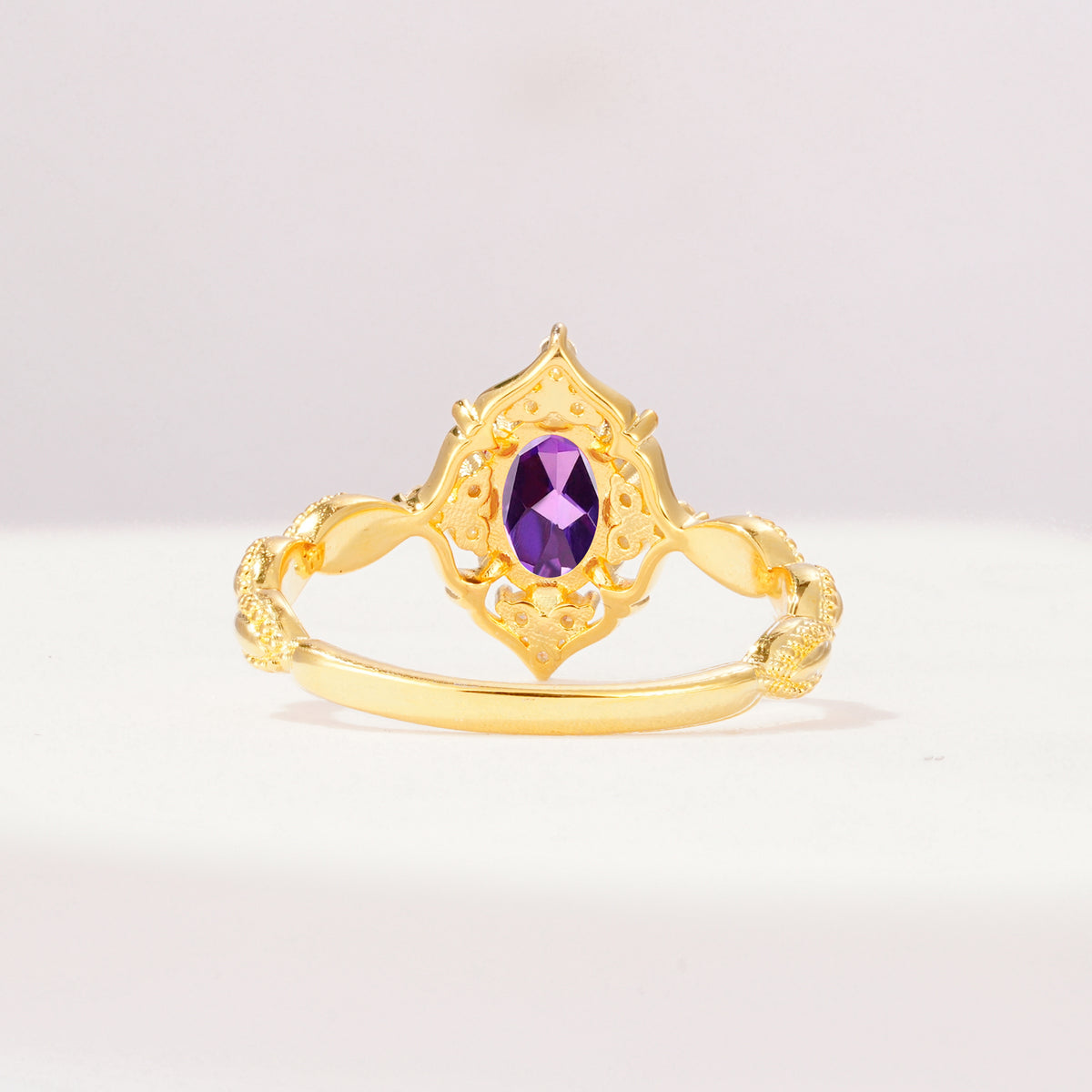 ML07059 Amethyst Ring - Additional view