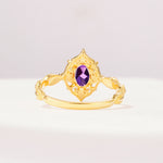 ML07059 Amethyst Ring - Additional view