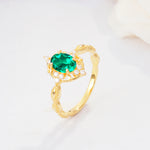 ML07059 Emerald Ring - Additional view