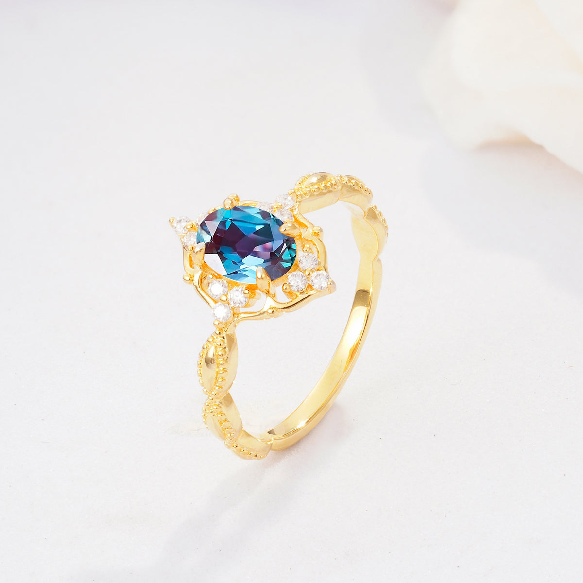 ML07059 Alexandrite Ring - Additional view