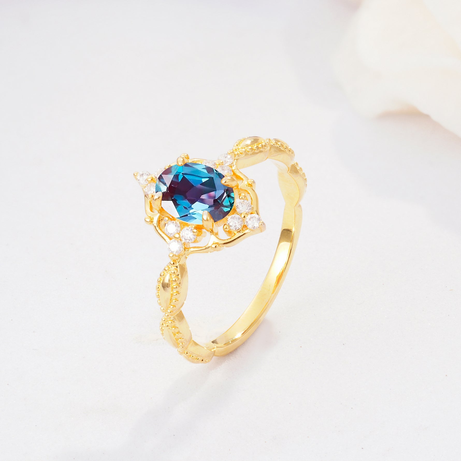 ML07059 Alexandrite Ring - Additional view