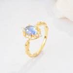 ML07059 Moonstone Ring - Additional view