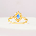 ML07059 Moonstone Ring - Additional view