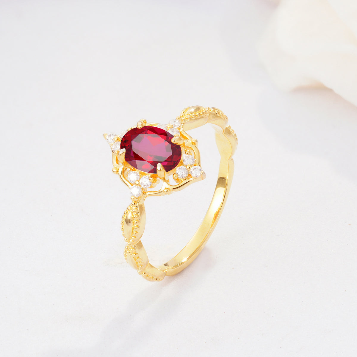 ML07059 Ruby Ring - Additional view