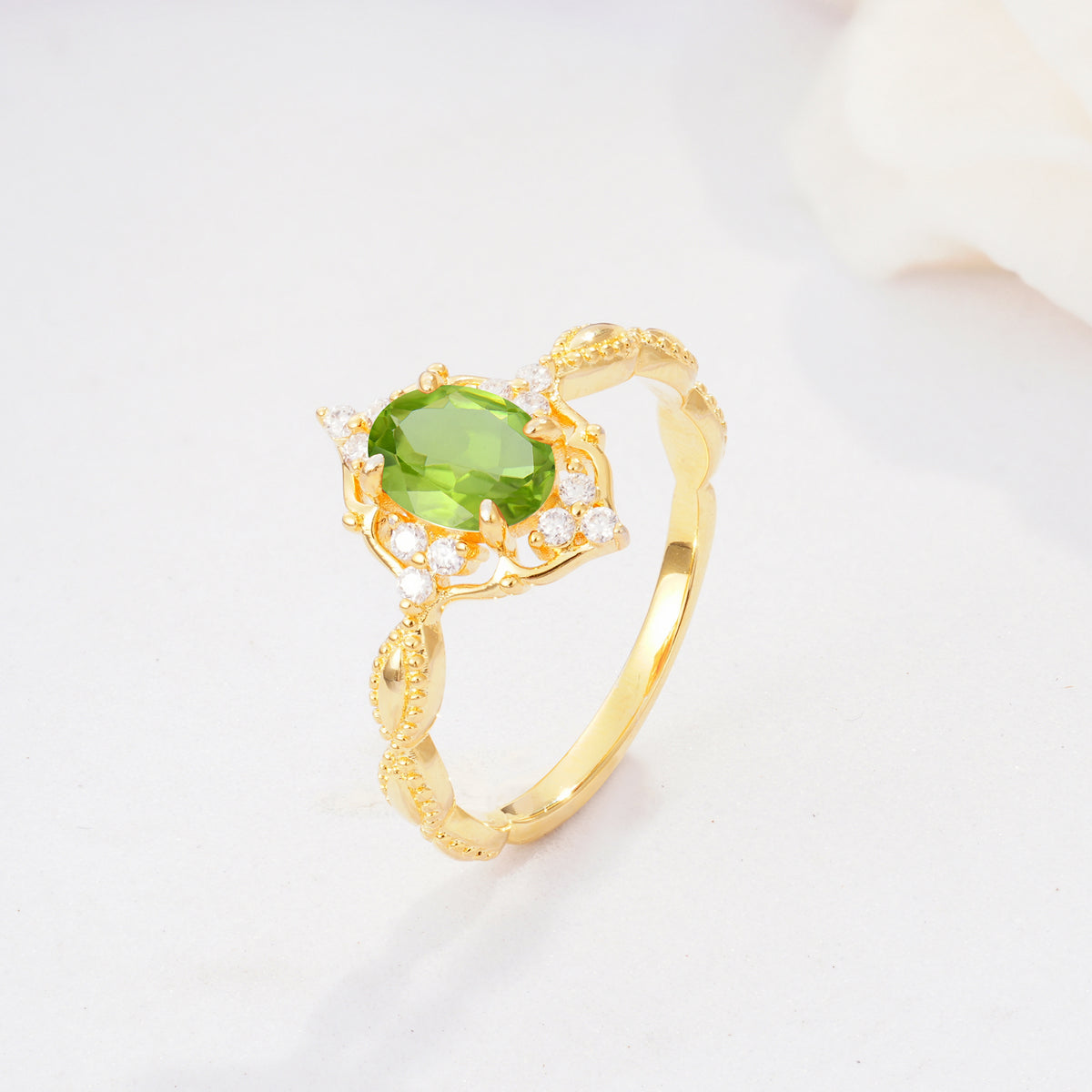 ML07059 Peridot Ring - Additional view