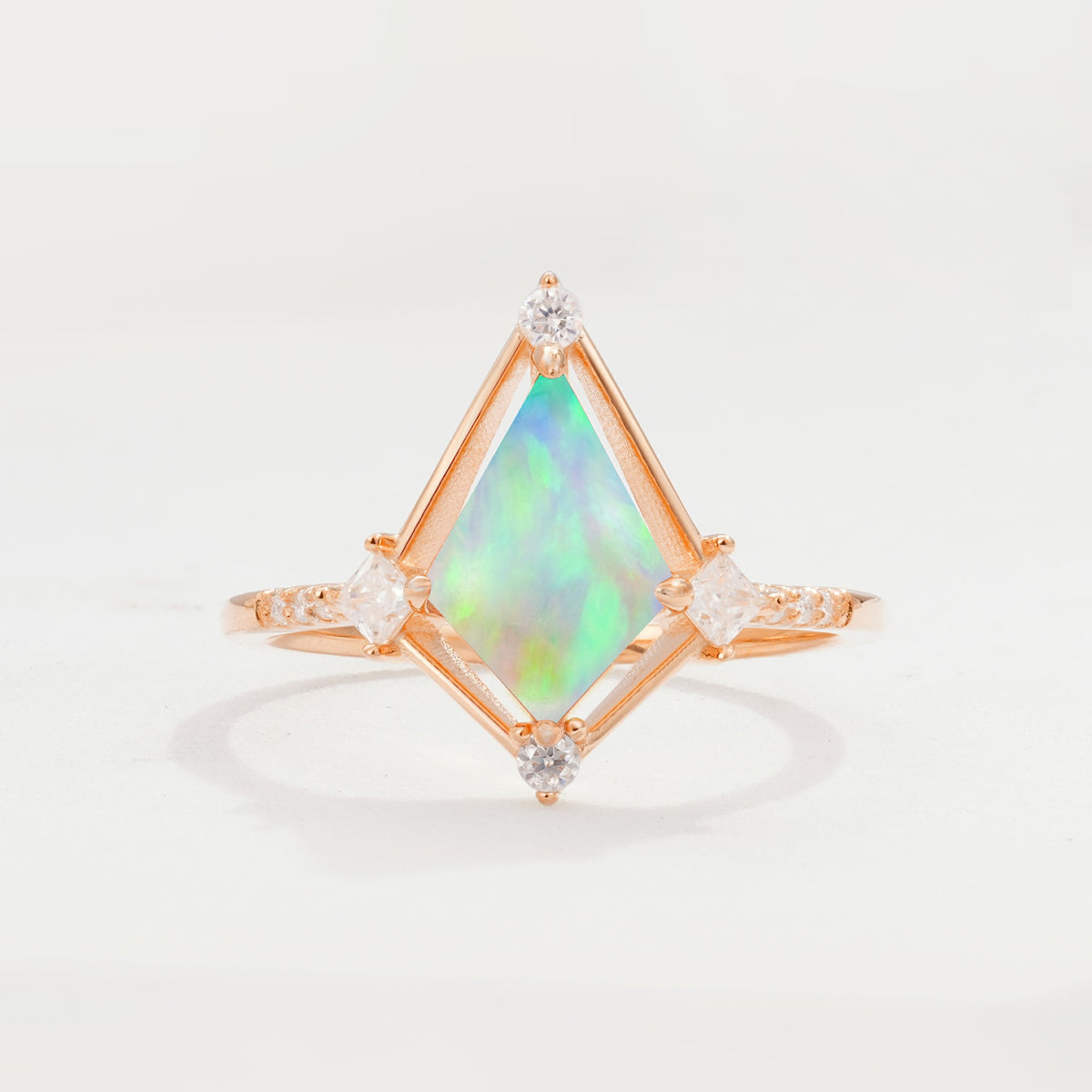 ML07060 Fire Opal Ring - Additional view