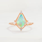 ML07060 Fire Opal Ring - Additional view