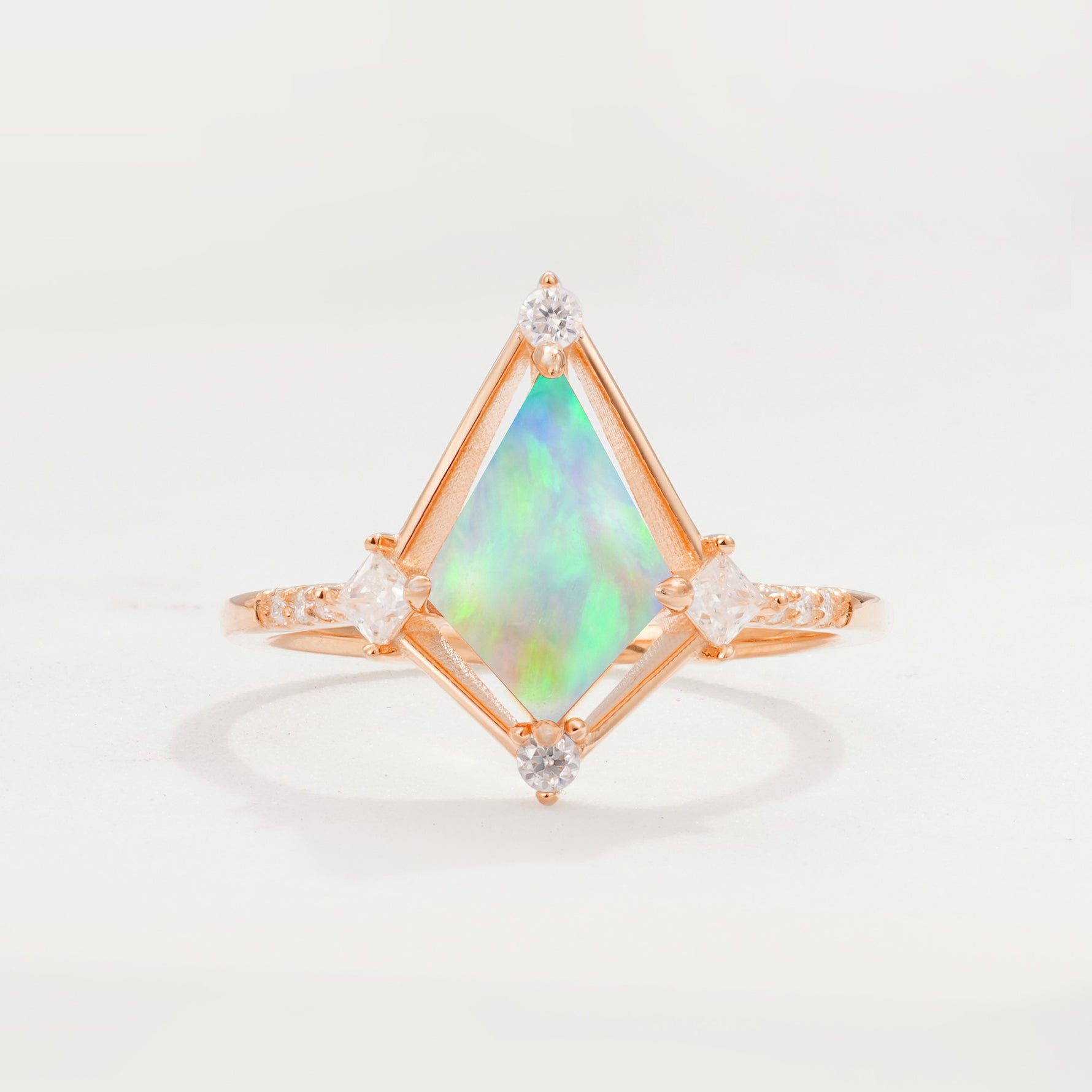 ML07060 Fire Opal Ring - Additional view